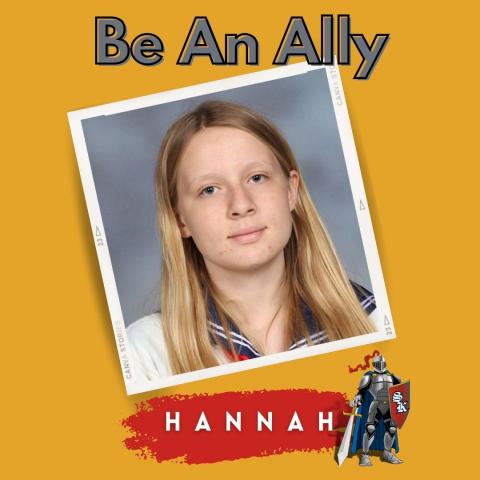 Be an ally winner Hannah
