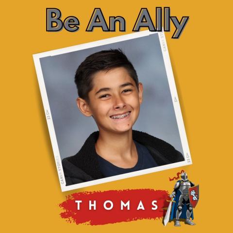 Be an ally winner Thomas