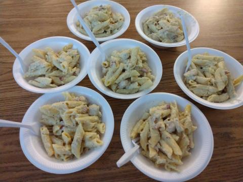 pasta bowls donated by El Sarten