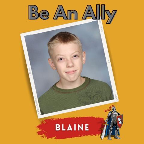 be an ally winner Blaine 