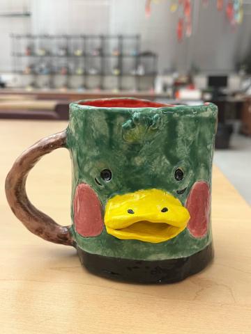 clay mug 