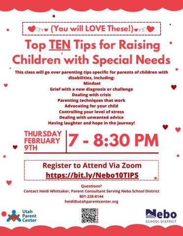 Top Ten Tips for Rising Children with Special Needs