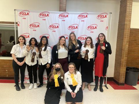 SJHS FCCLA Team at Competition