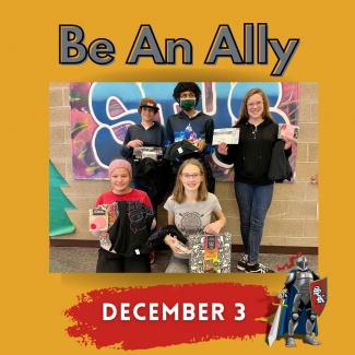 Be an ally winners december 3