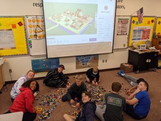 building legos in DLI 