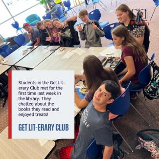 students in the get lit-erary club 
