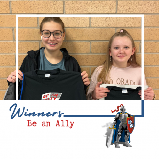 Be an Ally Winners, Keslee and Oneyla